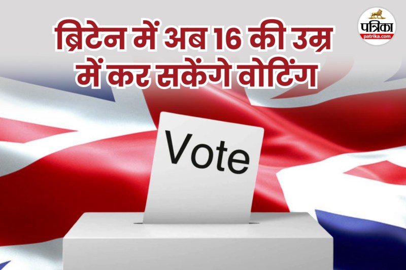 Britan voting Age reduced to 16