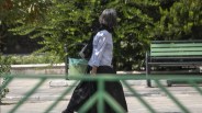 Woman not wearing burqa
