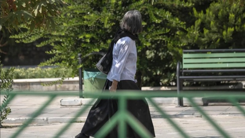 Woman not wearing burqa