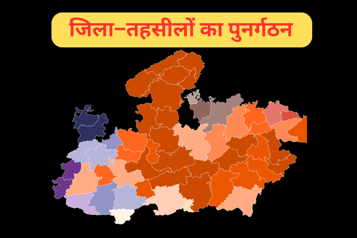 district tehsil reorganization commission drone survey IIPA mp news