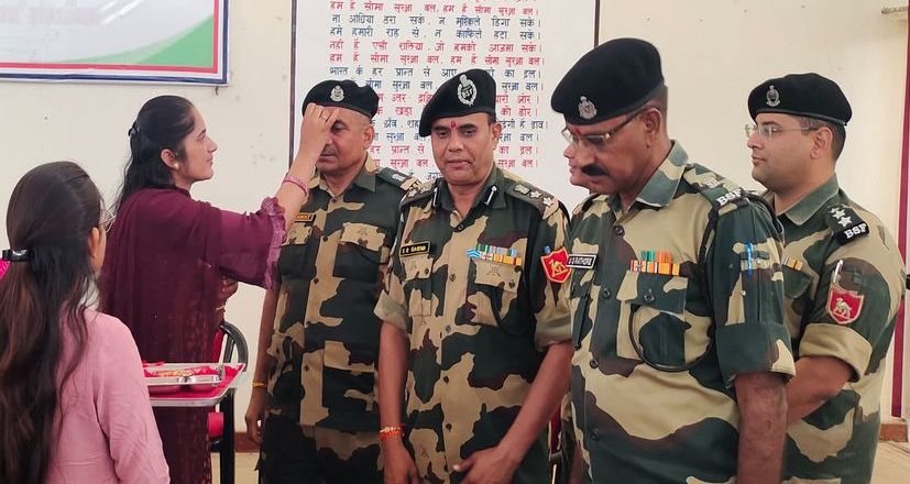 BSF women soldiers rakhi