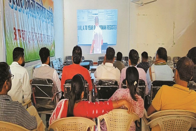 चुनाव आयोग-बीजेपी साथ मिलकर बना रहे सरकार (Photo source- Patrika)