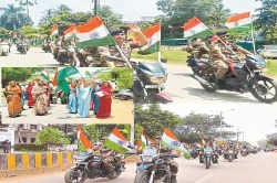 CG News: भारत माता की जय के नारों से गूंजा नारायणपुर, BSF ने निकाली मोटरसाइकिल
रैली - image