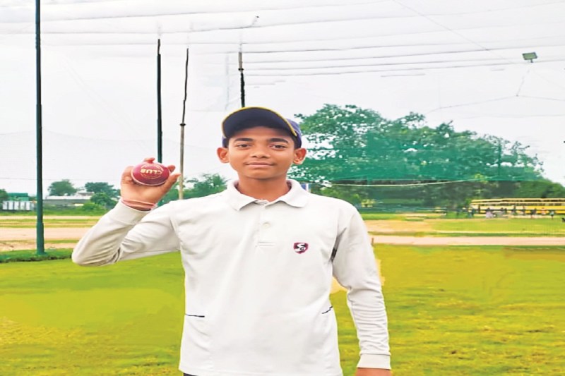 बीसीसीआई कैंप के लिए हुए चयनित तन्मय वड़दा (Photo source- Patrika)