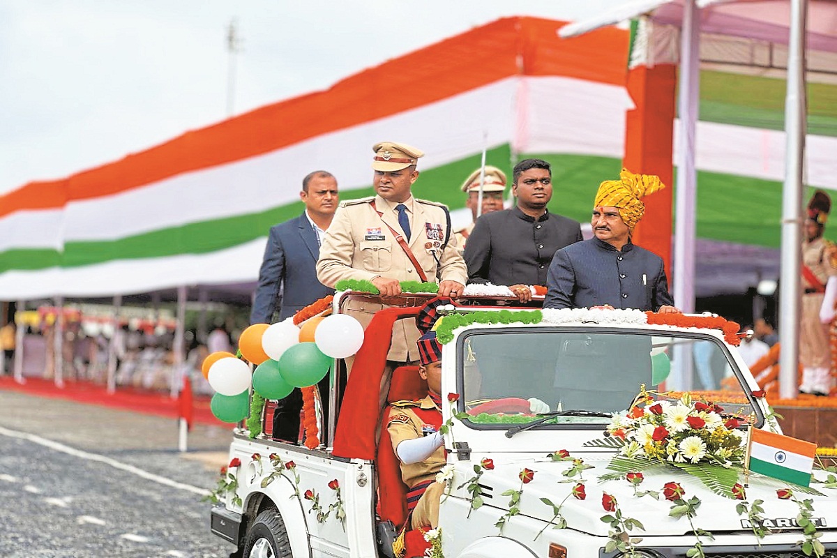 लालबाग में 79वें स्वतंत्रता दिवस का उल्लास (Photo source- Patrika)