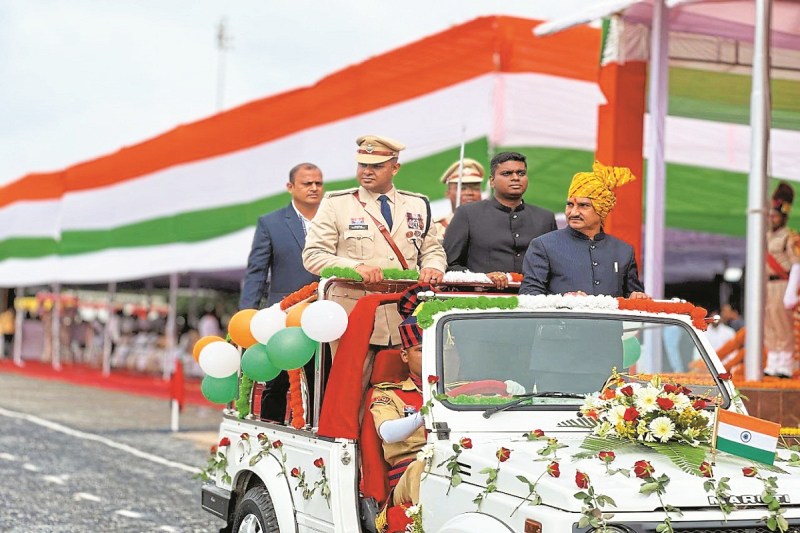 लालबाग में 79वें स्वतंत्रता दिवस का उल्लास (Photo source- Patrika)