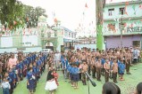 जामा मस्जिद ग्राउंड में फहराया तिरंगा (Photo source- Patrika)