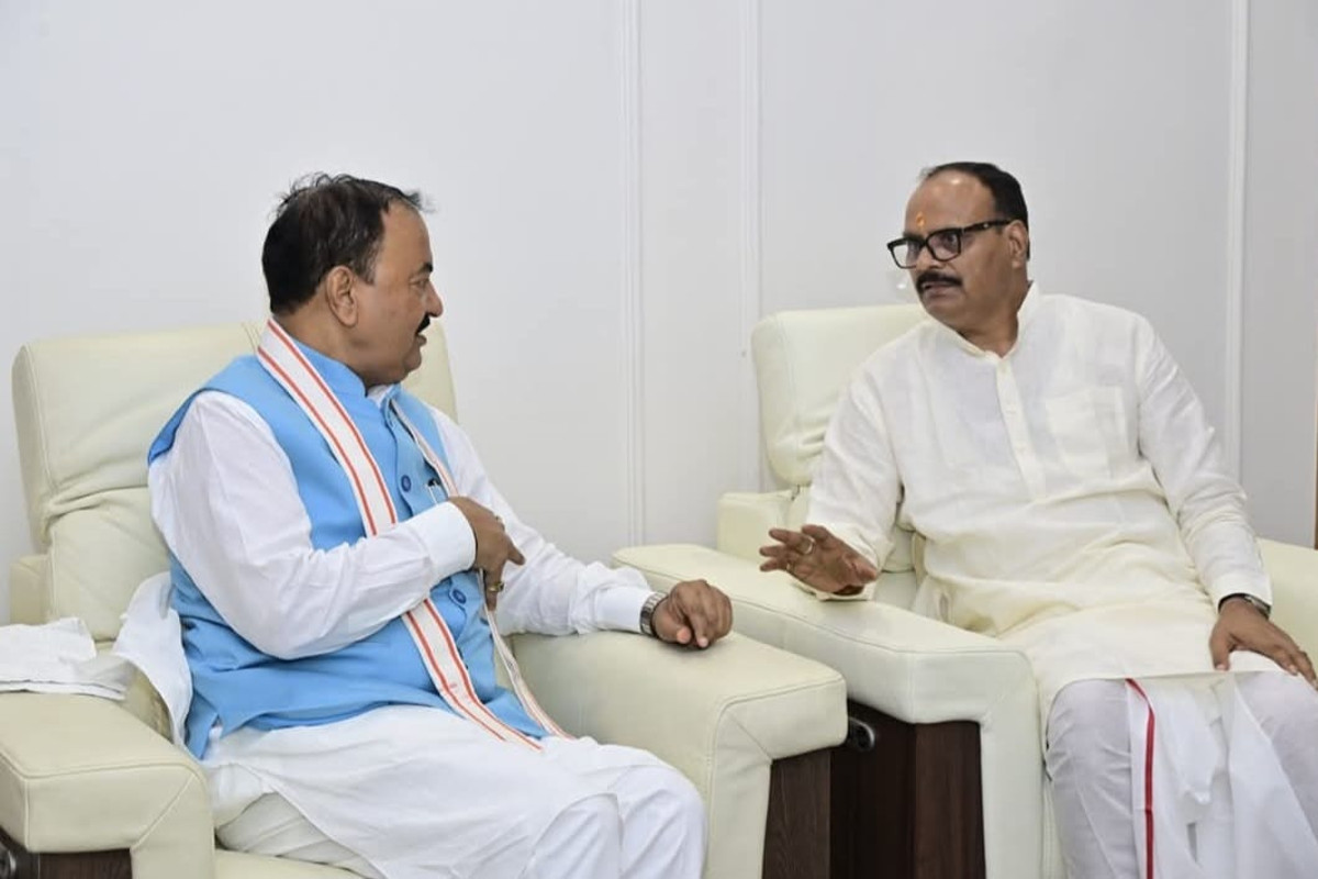 Keshav Prasad Maurya- Brajesh Pathak (फोटो सोर्स : Patrika)