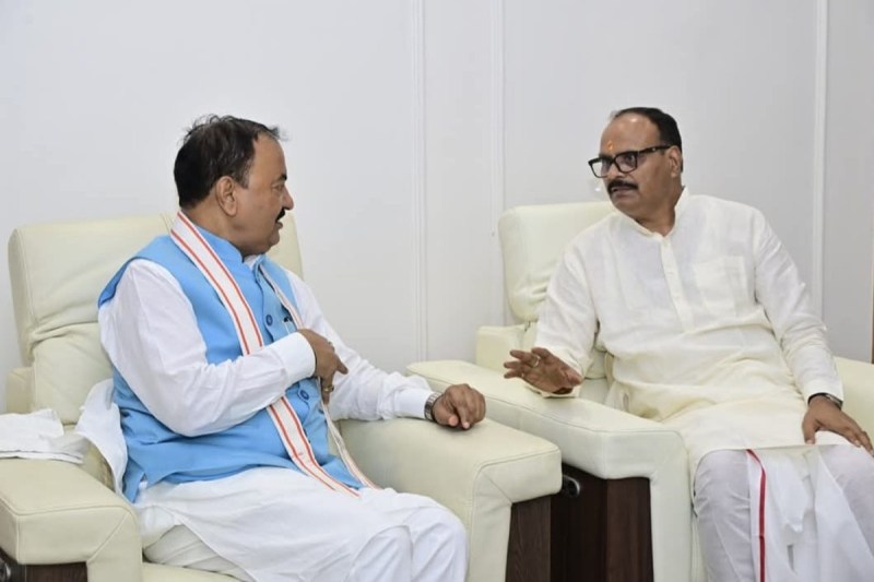 Keshav Prasad Maurya- Brajesh Pathak (फोटो सोर्स : Patrika)