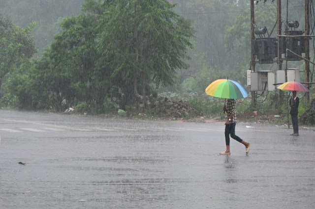 भारी बारिश का अलर्ट (फोटो सोर्स-  पत्रिका)