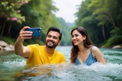 UP में सेल्फी बना मौत का कारण, पानी के तेज बहाव में बह गई पत्नी, कड़ी मशक्कत के
बाद पति की बच्ची जान - image