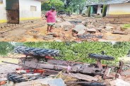 तुमनार में बारिश से भारी तबाही (Photo source- Patrika)