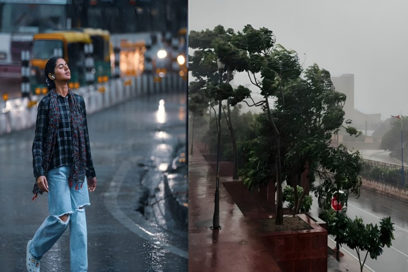 तेज हवाओं के साथ आंधी-तूफान और वज्रपात की चेतावनी जारी फोटो सोर्स : Patrika