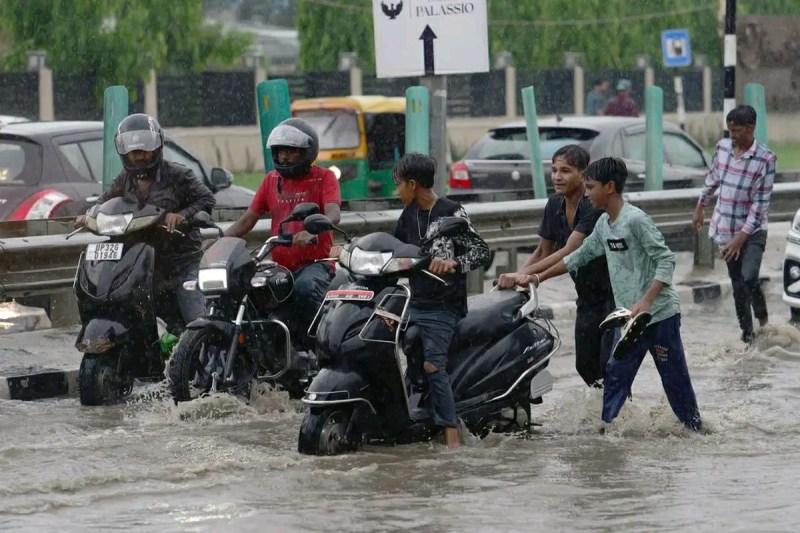 बारिश का कहर: 44 जिलों में अलर्ट, स्कूल बंद, प्रशासन सतर्क फोटो सोर्स : Patrika