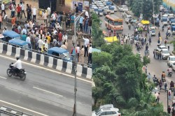 Roadways Vs Daggamar: डग्गामार हटाओ, रोडवेज बचाओ: सड़कों पर उतरे परिवहन कर्मचारी - image