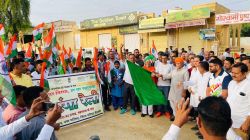 हर घर तिरंगा अभियान के तहत गड़ीसर से हनुमान चौराहे तक तिरंगा यात्रा - image