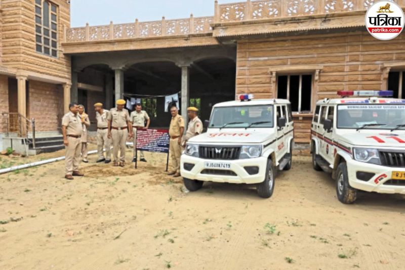 Barmer Police Strike on Drug Offenders