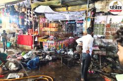 रामदेवरा मेला से बड़ी खबर: कंठी माला की दुकान में लगी आग, 2 दुकानों का सामान जला - image