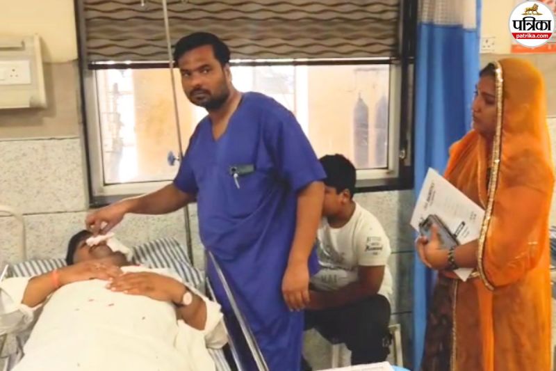 Marwar Junction Pradhan Mangalaram Dewasi injured