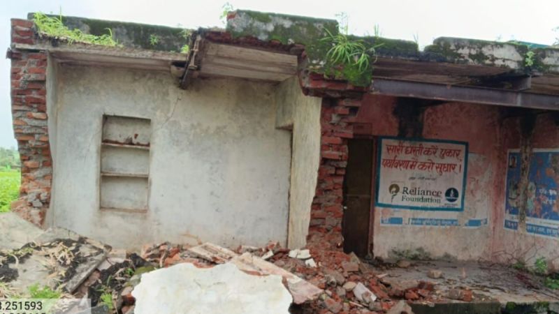 Anganwadi building collapsed
