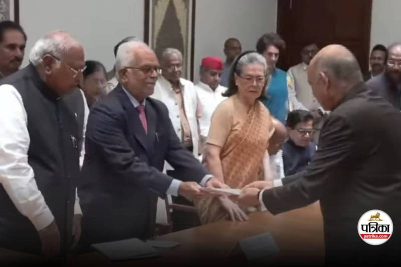 Sudershan Reddy filed nomination for Vice President