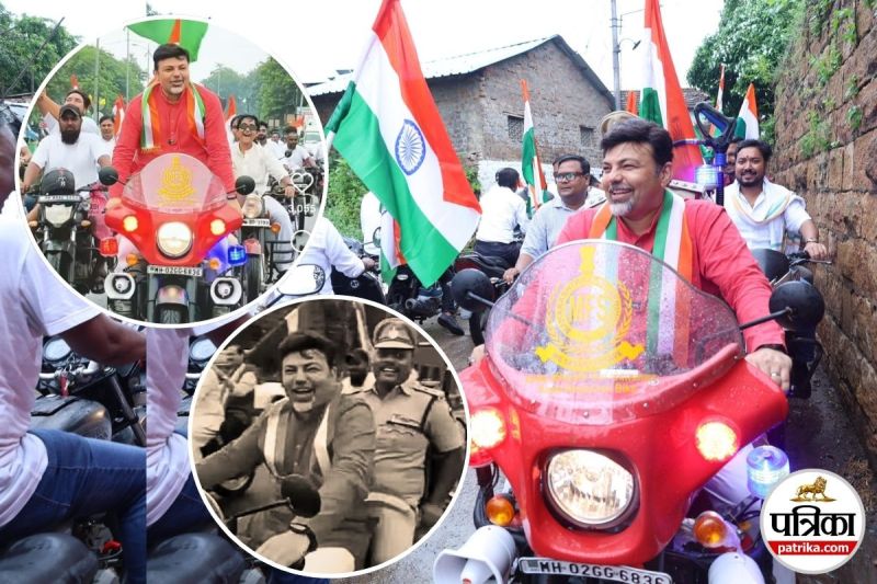 BJP MLA Ashish Deshmukh bike stunt Nagpur
