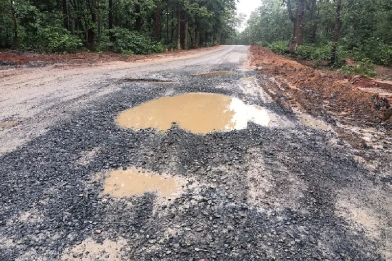 Chhattisgarh Bad Road