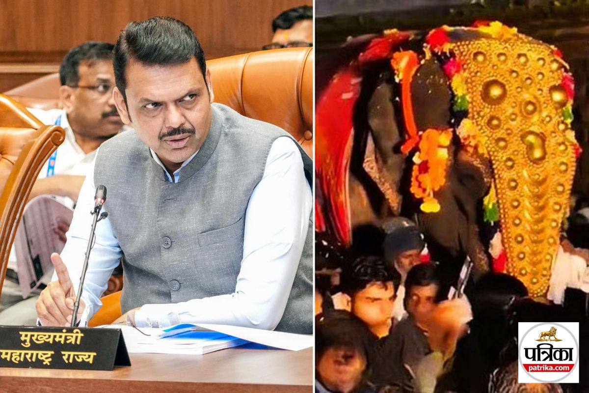 Devendra Fadnavis on Mahadevi Madhuri Elephant