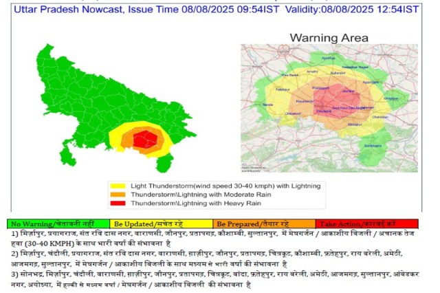      Monsoon Rain Alert UP