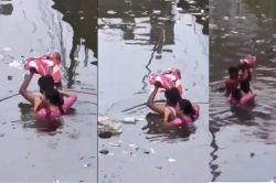 ये बाहुबली फिल्म का नहीं संगम नगरी का सीन है… नवजात को बचाने के लिए माता-पिता ने
लगा दी जान की बाजी; VIDEO - image