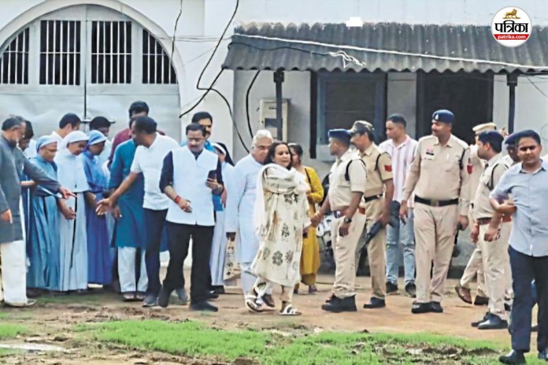 मानव तस्करी व धर्मांतरण के आरोप में बंद थीं दोनों नन(photo-patrika)