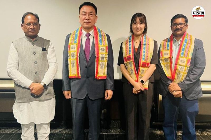 CM साय का दक्षिण कोरिया प्रवास (फोटो सोर्स- DPR)