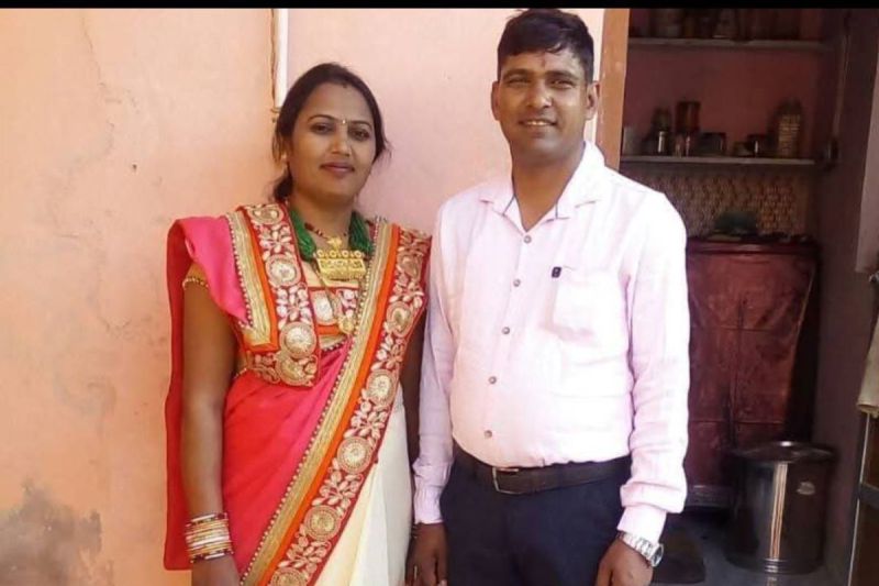 आरएसी कांस्टेबल और उसकी पत्नी की तस्वीर, पत्रिका फोटो