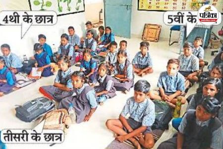 कमरों में चल रहा 51 बच्चों का स्कूल (Photo source- Patrika)