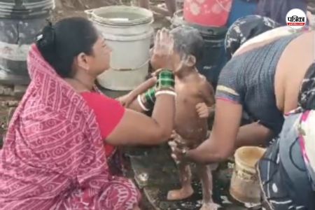 मिला डेढ़ साल का बच्चा (फोटो सोर्स- पत्रिका)