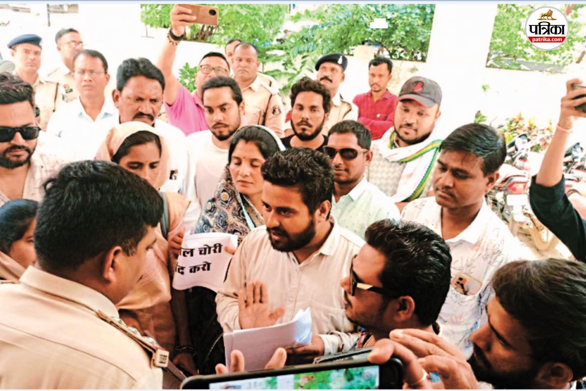 BJP vs Congress: डीजल घोटाले को लेकर कांग्रेस का हंगामा! (photo-patrika)