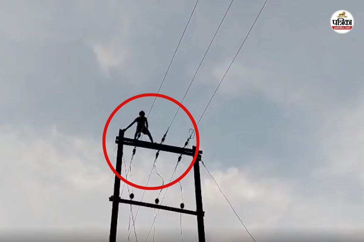 Viral Video: हाईटेंशन तार पर चढ़ा युवक, डेढ़ घंटे तक चला हाईवोल्टेज ड्रामा, मची
अफरा-तफरी