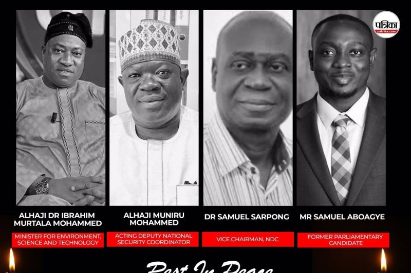 Helicopter crash in Ghana (Photo: X account Ghana Armed Forces)