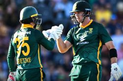 AUS vs SA 2nd ODI: 6 बल्लेबाज नहीं छू सके दहाई का आंकड़ा, फिर भी साउथ अफ्रीका ने
बना डाले 277 रन - image