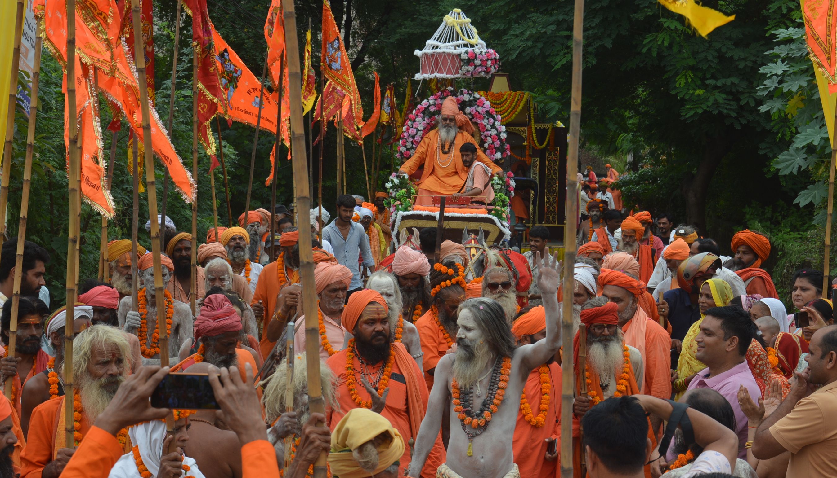 अलवर में निकली साधु-संतो की शाही सवारी, देखें तस्वीरें
