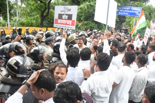 Bhopal Congress Protest