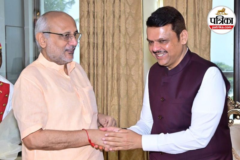 Devendra Fadnavis meets CP Radhakrishnan