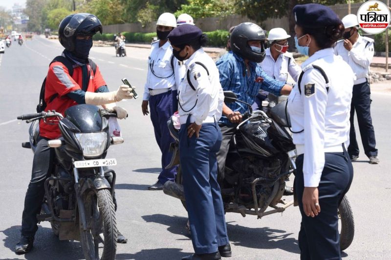 सड़कों से गायब ज़ेब्रा क्रॉसिंग! ई-चालान के शिकार हो रहे वाहन चालक, हादसे का बढ़ा खतरा..(photo-patrika)