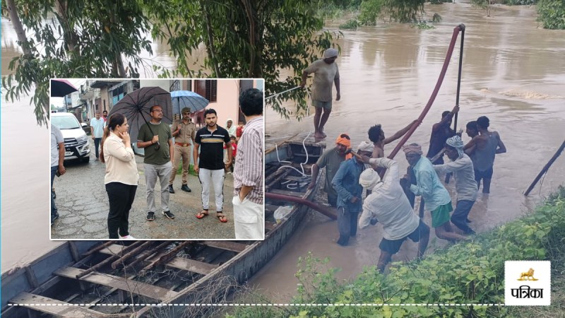 Flood in UP highway closed delhi paudi road submerged river overflow bijnor