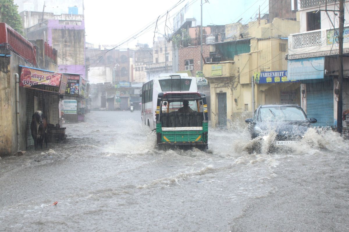 Heavy Rain in rajasthan