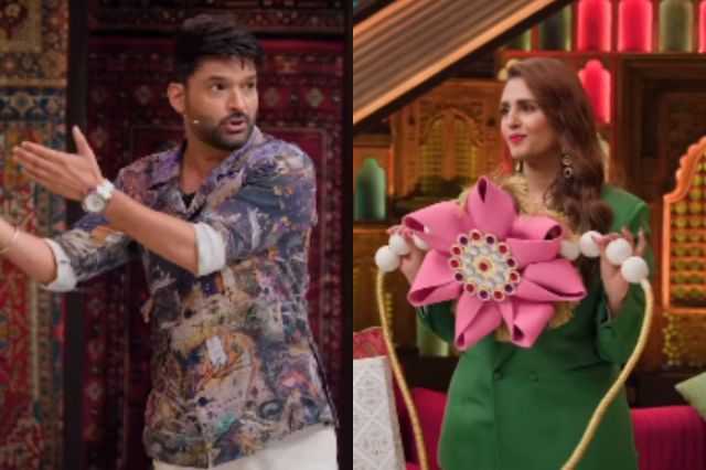 Kali Sharma and Huma Qureshi in The great indian Kapil sharma show