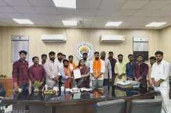 नाथ चंद्रावत छात्रावास से पी.ए.सी. हटने के बाद ABVP ने की मरम्मत व आवंटन की मांग - image