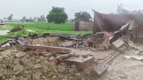 भारी बारिश का कहर, जल भराव से स्थिति गंभीर (फोटो सोर्स- वीडियो ग्रैब)