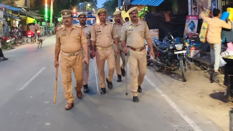 गुरसहायगंज थाना पुलिस ने चार को किया गिरफ्तार (फोटो सोर्स- 'X' कन्नौज पुलिस)