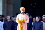 मुख्यमंत्री योगी आदित्यनाथ ने स्वतंत्रता दिवस पर झंडारोहण कर दी राष्ट्रहित में संकल्प की सीख फोटो सोर्स :Patrika